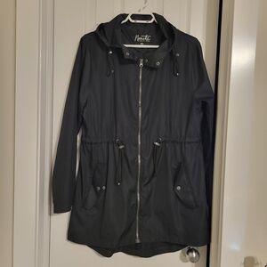 Nanete Lepore Women's Black Ligjtweight Utility Jacket Size L